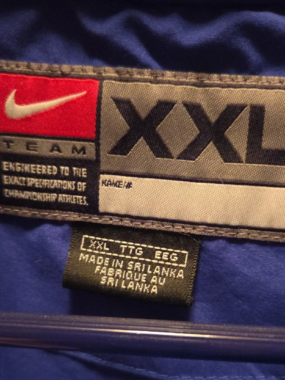 Nike Royal Blue V-Neck Kentucky Pullover Sweater